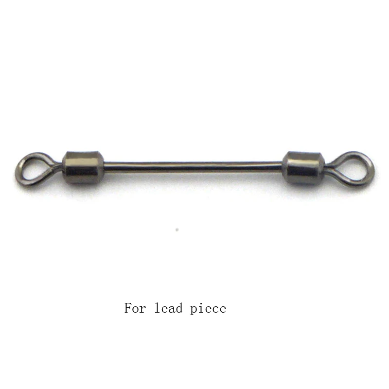 100 шт./лот Вращающийся шарнир со свинцовым основанием|rolling swivel|rolling swivel withfishing connector