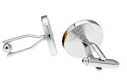 Акция! Оптовая и розничная продажа мужских запонок из меди с красным крестовидным дизайном. Бесплатная доставка.