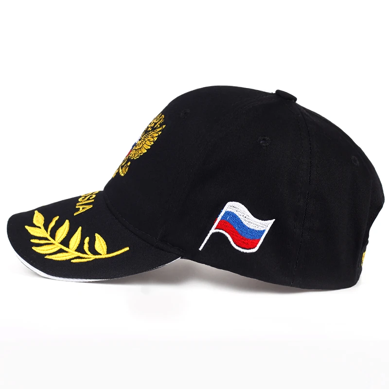 VORON хлопок Русский Флаг кожаная кепка Женская Золотая двуглавая ястреб Snapback сезонные повседневные костяные Мужские Женские шапки