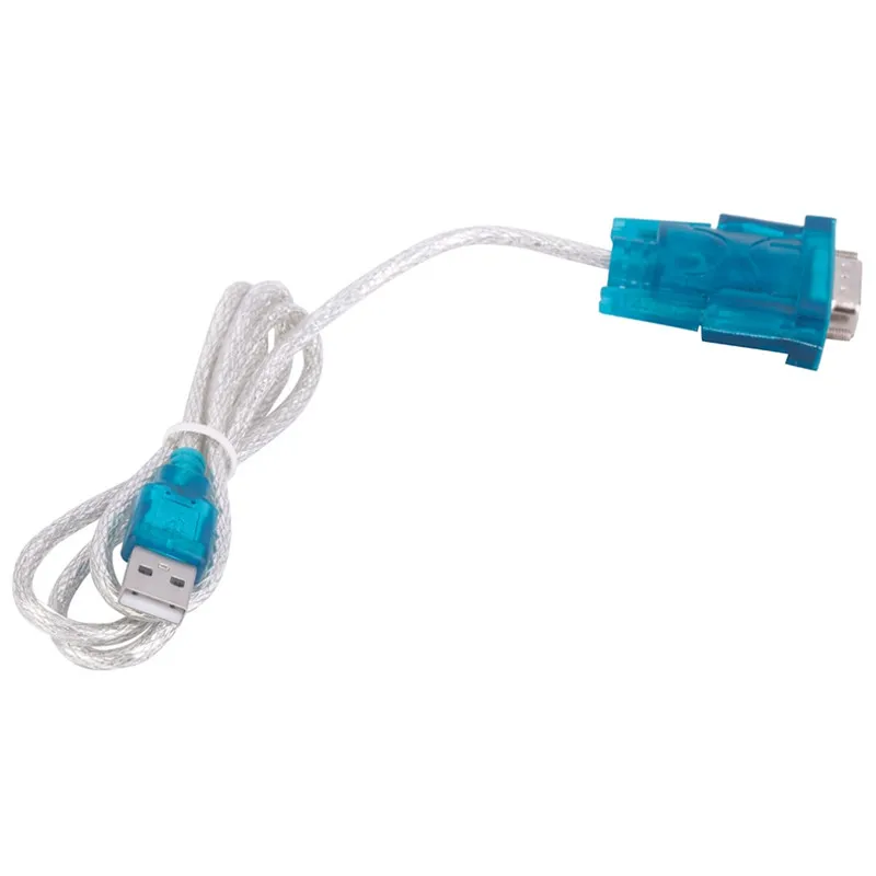 500 компл./лот CH340 USB к RS232 COM порт Серийный PDA 9 pin DB9 Кабель адаптер папа-папа M/M для ПК