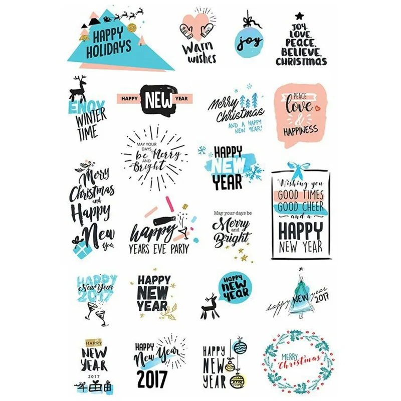 2 шт красочные благословит слова сделай сам Uncut украшения для скрапбукинга