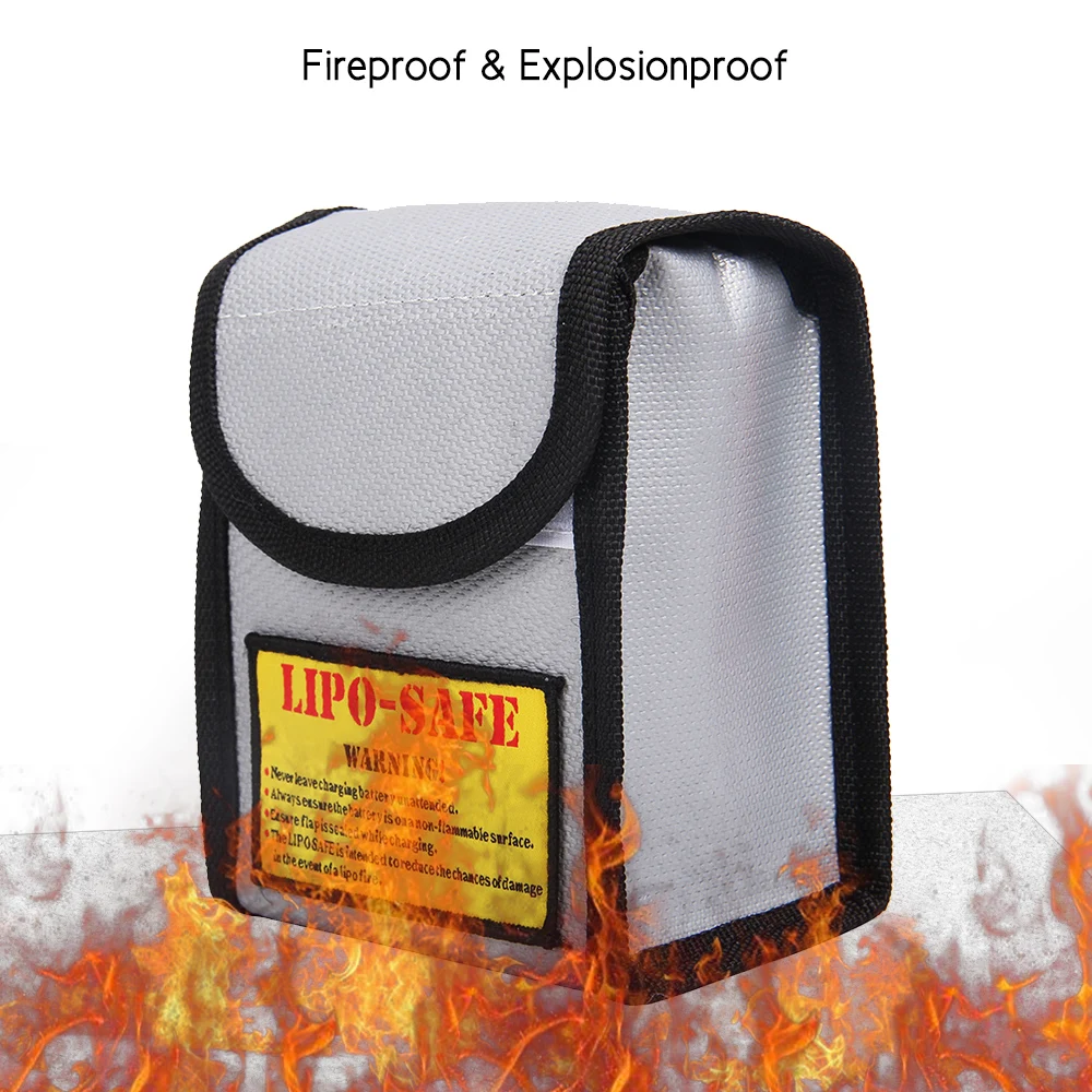 

Fireproof Explosionproof Lipo Battery Guard Safe Bag Portable Heat Resistant Pouch Sack for DJI Phantom Battery Charge & Storage
