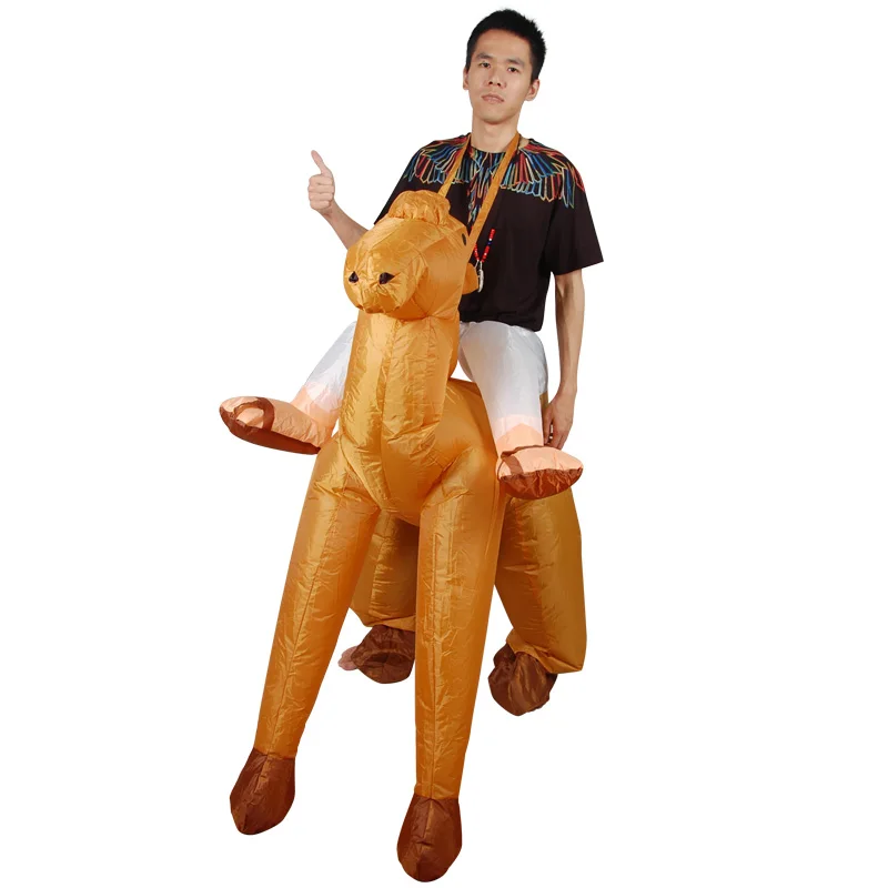 Holiday Carnival Inflatable Camel Deer Costume Dinosaur Cowboy Costumes for Kids Christmas Funny Dress Animal Cosply |