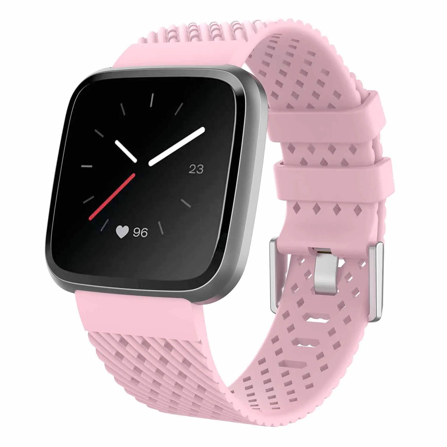Размер L/S Для Fitbit Versa Lite силиконовый сменный ремешок-ловушка дышащий резиновый ремешок спортивный браслет большой размер маленький размер