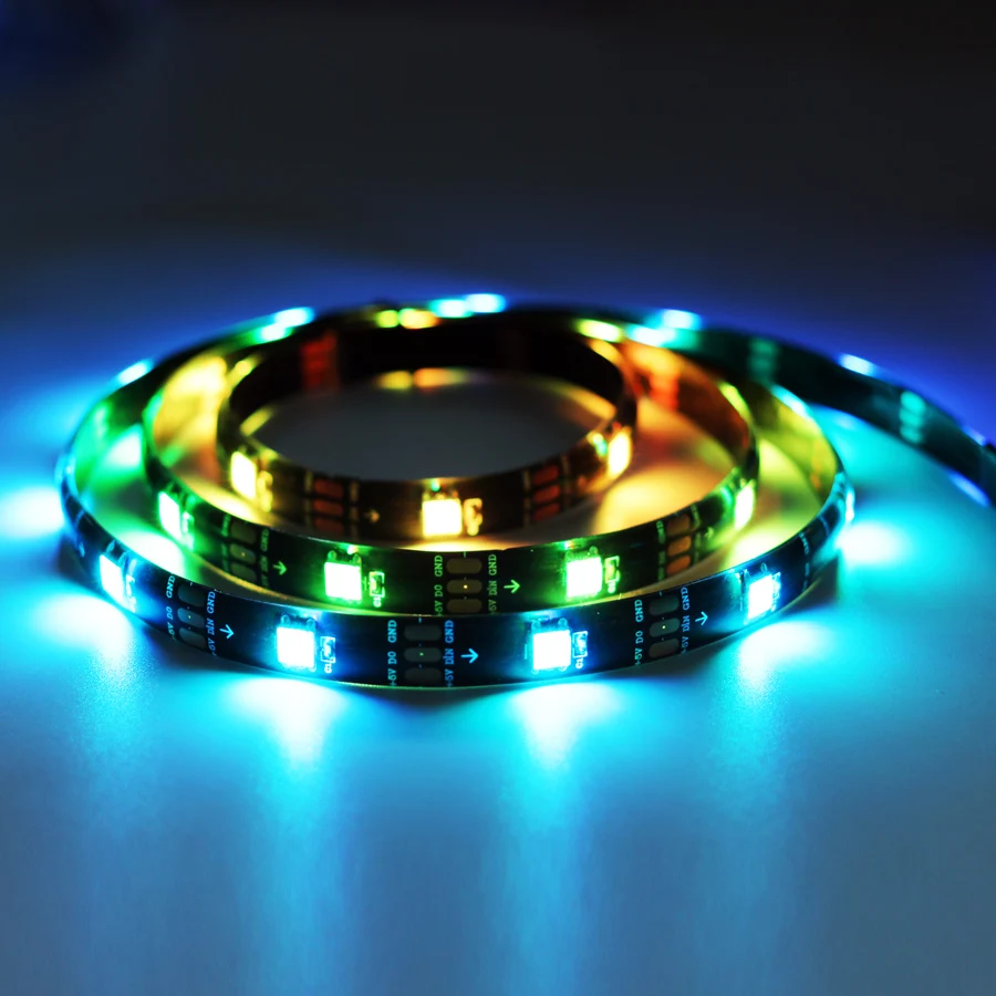 Светодиодная лента USB RGB 2812b подсветка для телевизора цветная вспышка украшение в