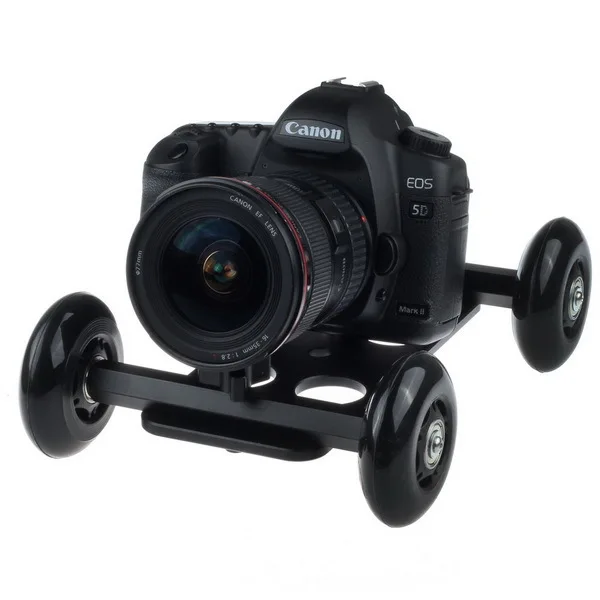 Настольная операторская тележка с 4 колесами для камеры большого размера|slider for