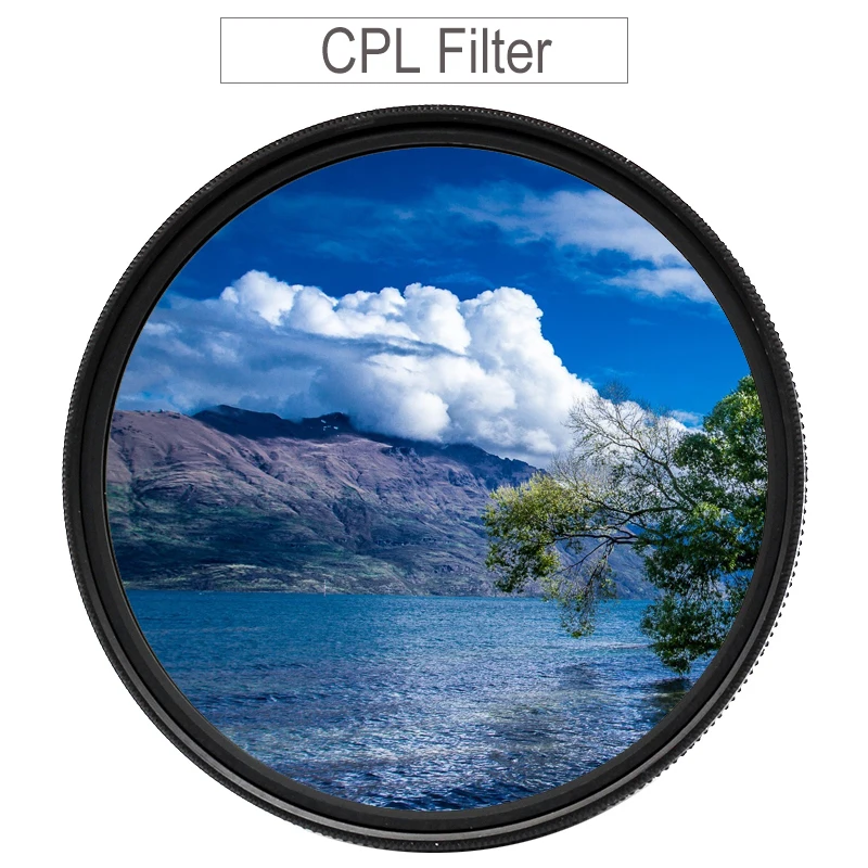 Поляризационный фильтр CPL 37 43 46 40 5 49 52 55 58 62 мм 67 72 77 82 для Canon Nikon Sony Fujifilm|Фотофильтры