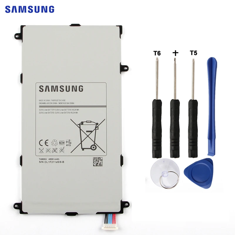 Samsung сменный аккумулятор T4800E для samsung Galaxy Tab Pro 8,4 в SM-T321 T325 T320 T321 Аккумулятор для планшета 4800 мАч