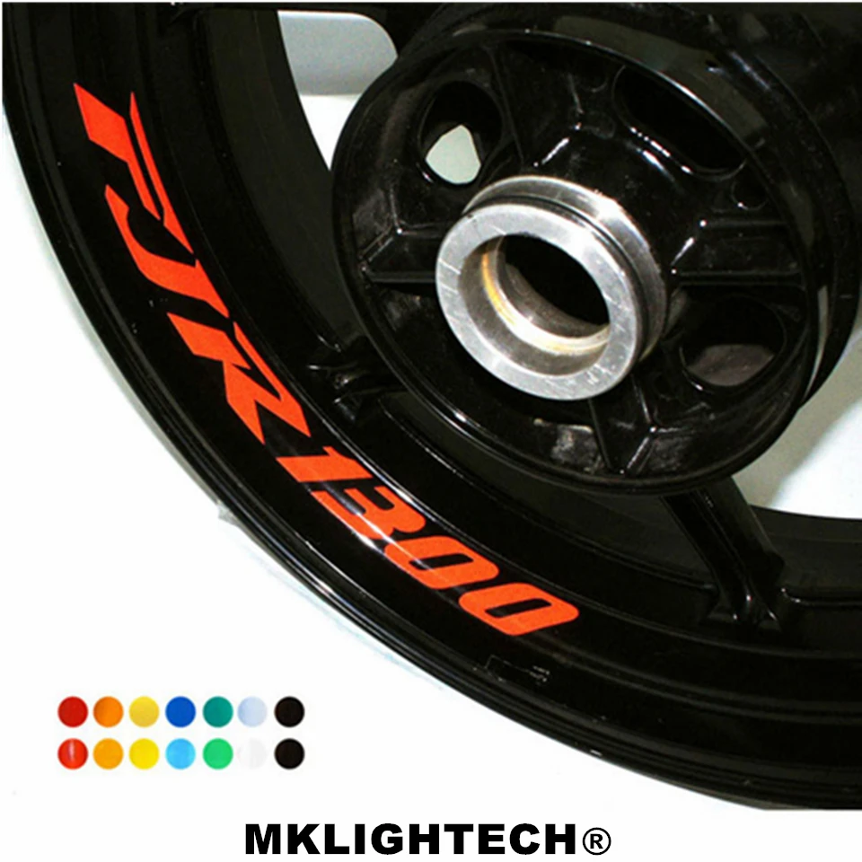 8 X пользовательские внутренние обода наклейки колеса Светоотражающие полосы