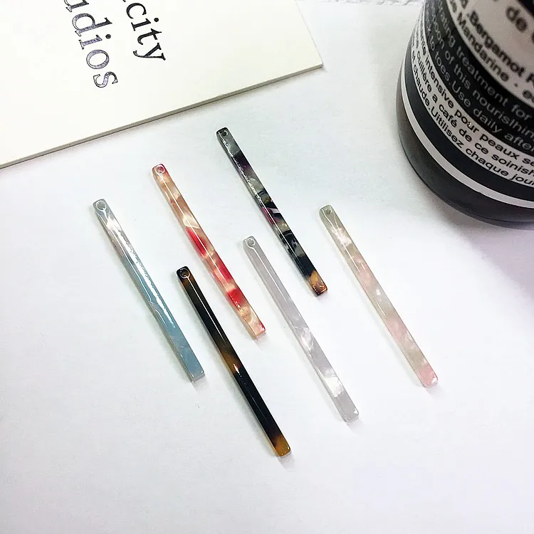 

DIY handmade jewelry accessories imported acetate strip ear jewelry necklace pendant earrings earrings materials