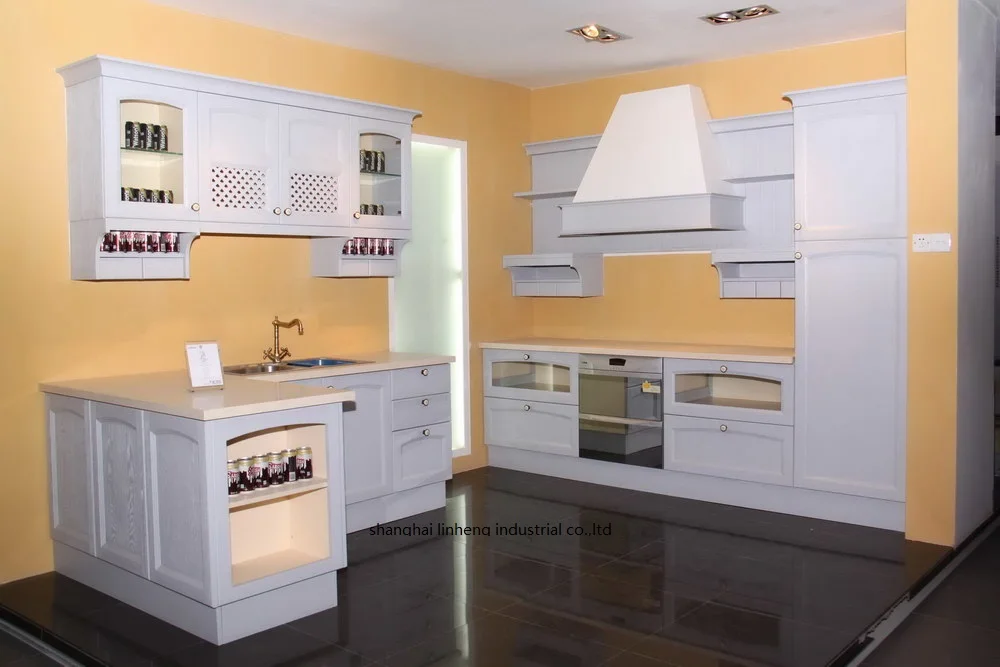 ПВХ/виниловый кухонный шкаф (LH PV063)|kitchen cabinet|pvc kitchen cabinetpvc cabinet |