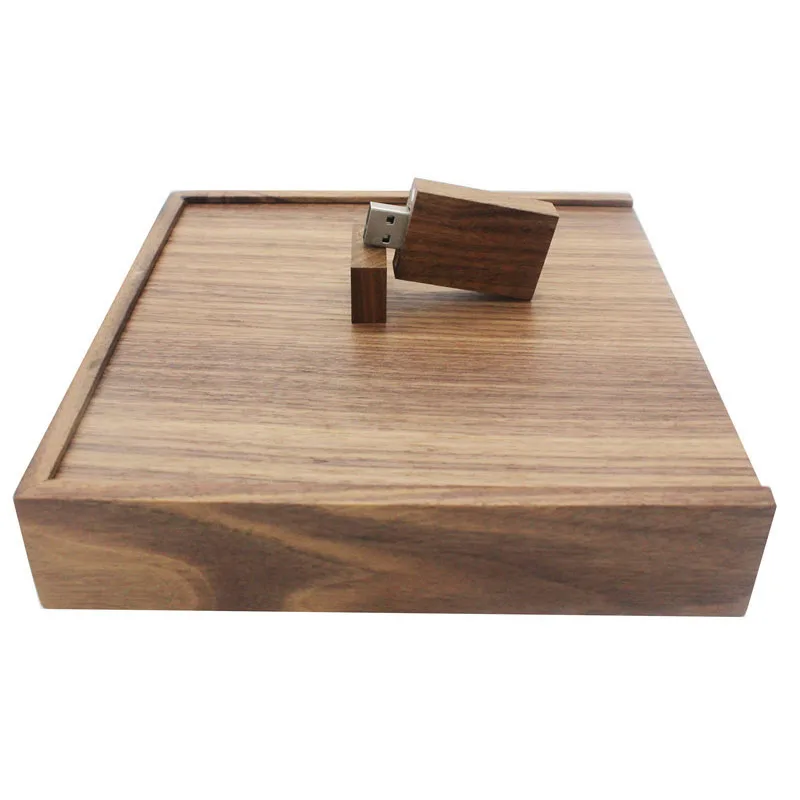 Walnut USB with BOX JASTER(бесплатный логотип) фотография орех фотоальбом usb+ коробка usb флэш-накопитель U диск Флешка 8 ГБ 16 ГБ 32 ГБ 64 Гб свадебный подарок - Цвет: Walnut USB with BOX