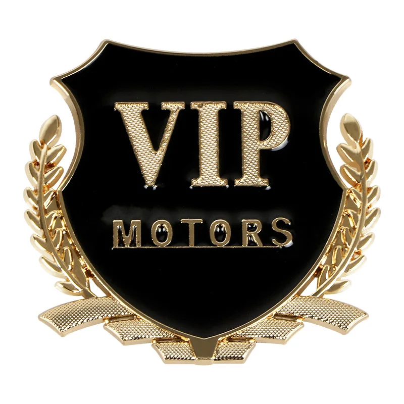 Автомобильные аксессуары VIP Motors Автомобильная наклейка с эмблемой для Ford Focus Fiesta Kuga Citroen C5 Skoda Octavia Rapid превосходные аксессуары - Название цвета: Gold