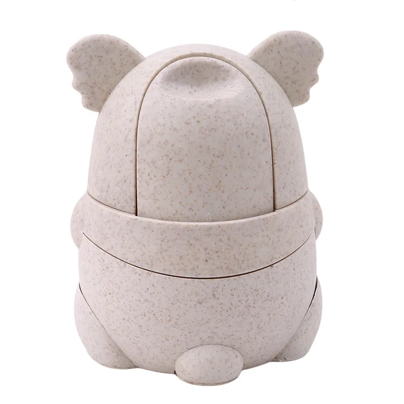 Пшеничная солома милый мультфильм коала панда автоматические Держатели Для