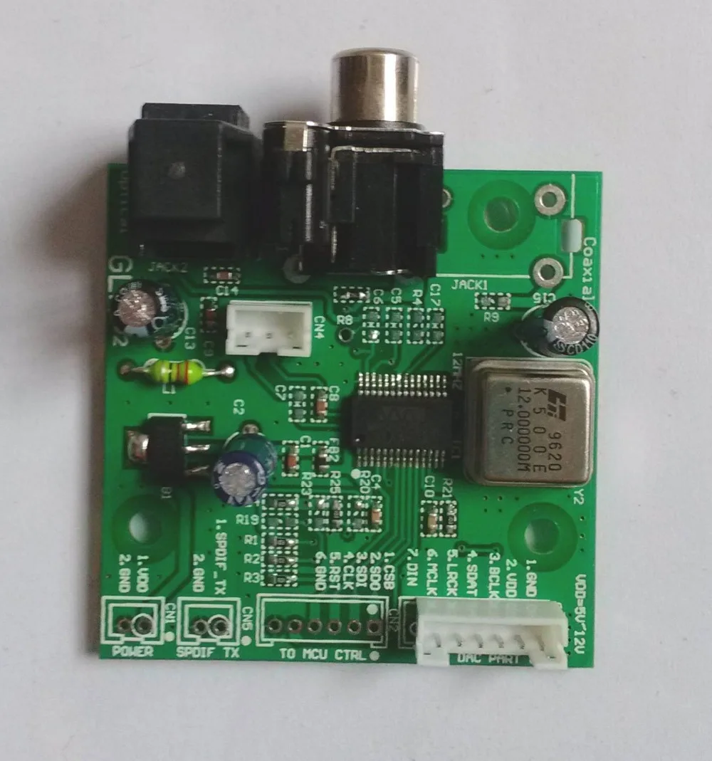 1 шт. Коаксиальная оптическая плата приема SPDIF WM8805 выход I2S|Усилители для