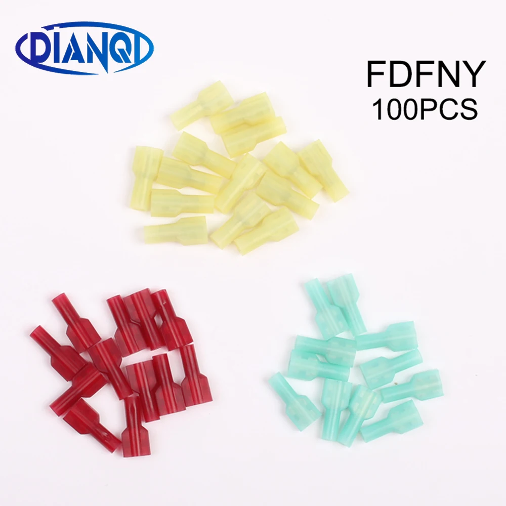 FDFNY1-250 FDFNY2-250 FDFNY5-250 нейлон латунь женский изолированный вилочный кабельное