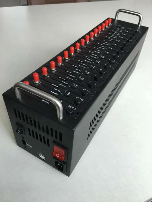 USB 16 sim slots wavecom q2303 bulk sms modem pool support imei changing USSD At Command | Компьютеры и офис