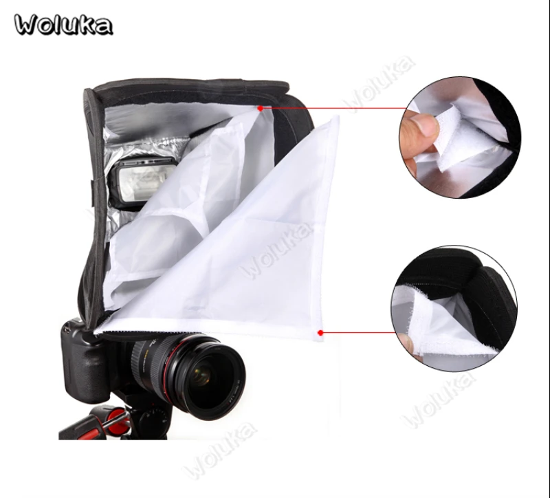 Софтбокс Speedlite Flash soфтbox 23 см складной квадратный бокс для скоростного освещения