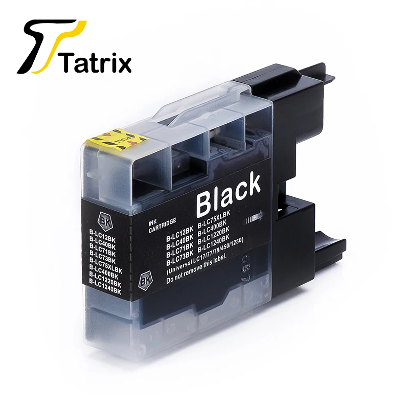 Картриджи Tatrix 8 шт. для Brother LC12 LC40 LC71 LC73 LC75 LC400 LC1220 LC1240 картриджи J6710CDW J6710CDW|ink cartridge|ink