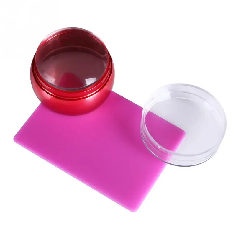 Высокое качество ногтей Книги по искусству Стампер скребок Профессиональный