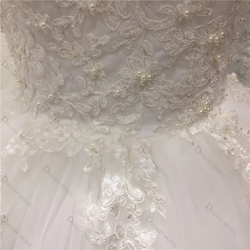 Кружевное свадебное платье в арабском стиле Дубай Бесплатная вуаль бальное с