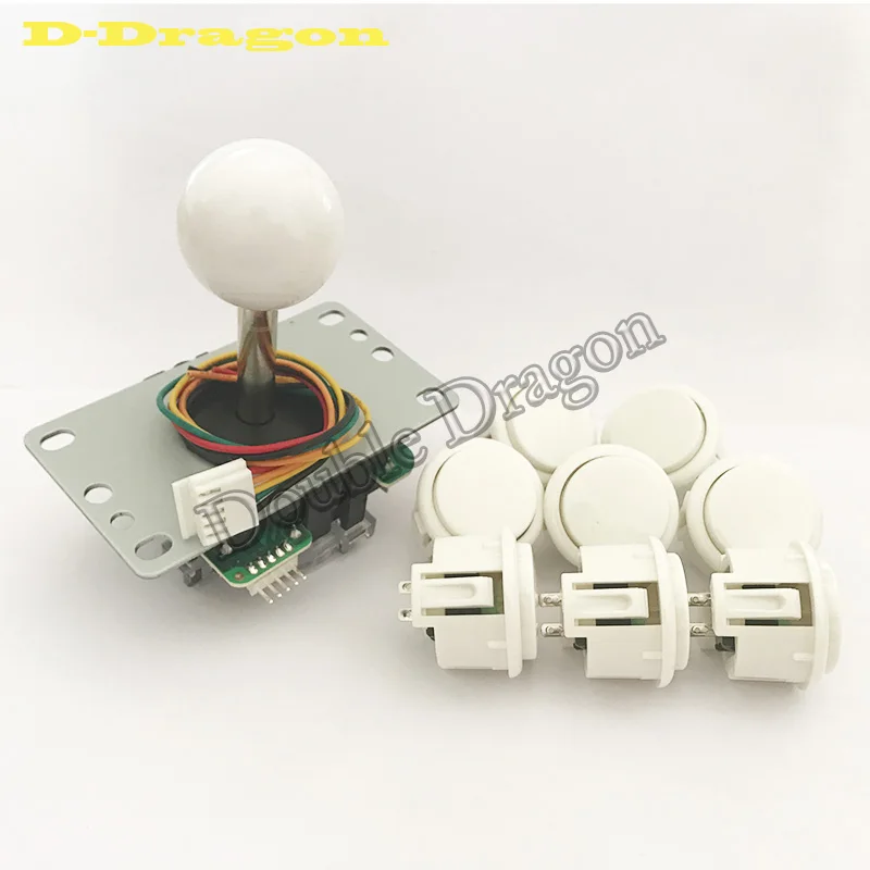 Новинка оригинальная наклейка Sanwa JLF TP 8YT 5Pin + 8 встроенных кнопок для аркадного