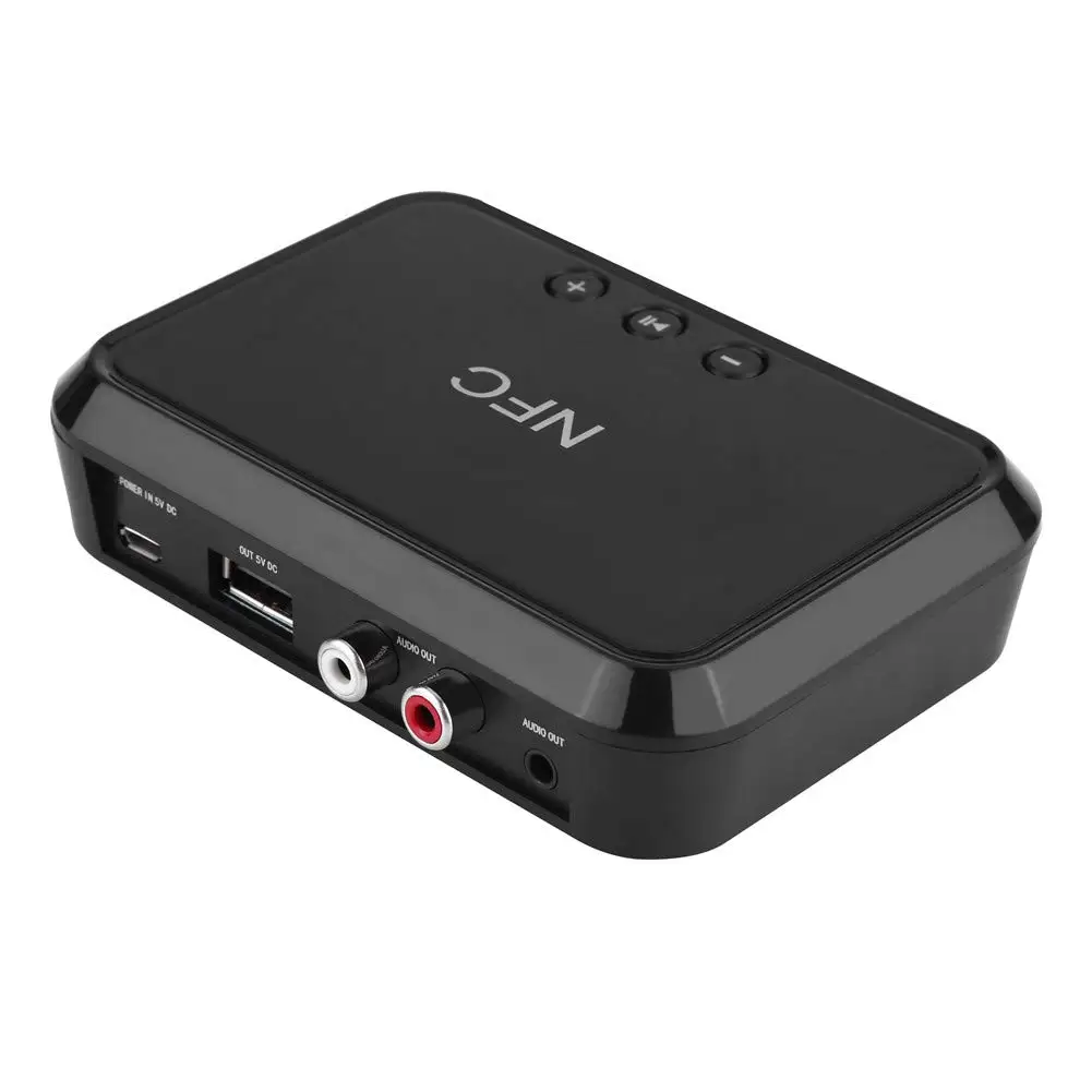 VIKEFON Bluetooth приемник NFC Hifi стерео музыка аудио беспроводной адаптер 3,5 мм AUX Jack/RCA для динамика домашняя Автомобильная звуковая система