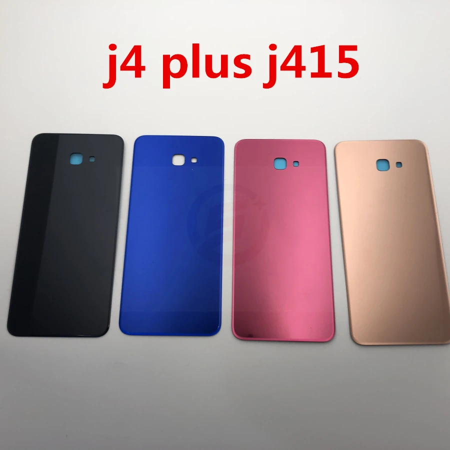 Задняя крышка батареи для samsung Galaxy J4+ J4 Plus j415 SM-J415F SM-J415FN/DS SM-J415G чехол для батареи клейкая наклейка