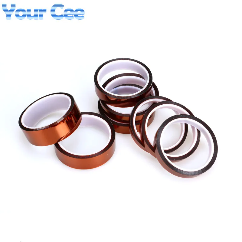 Термостойкая лента полиимидная для 3D-принтера BGA PCB SMT до 250 градусов Цельсия 8 мм х