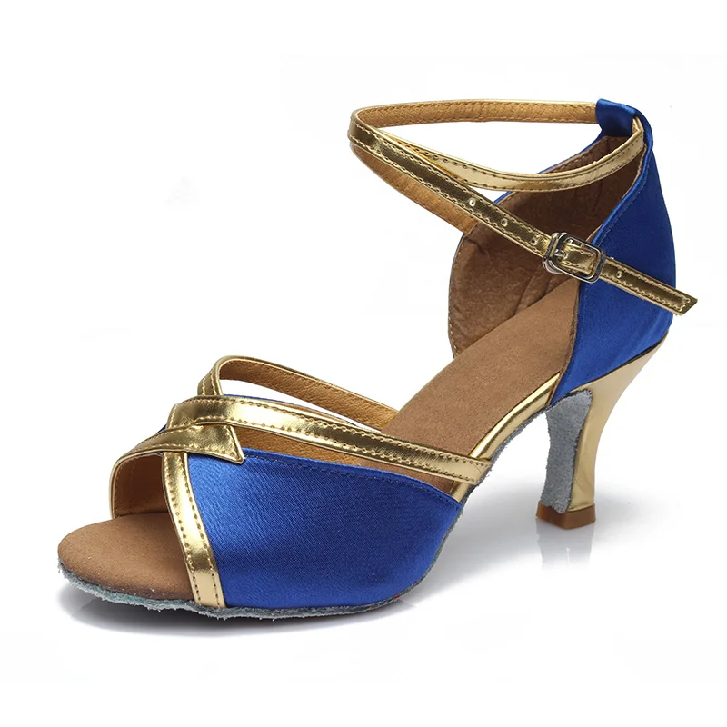 Новый бренд Бальные красные туфли для латинских танцев женские сальсы 5 см и 7