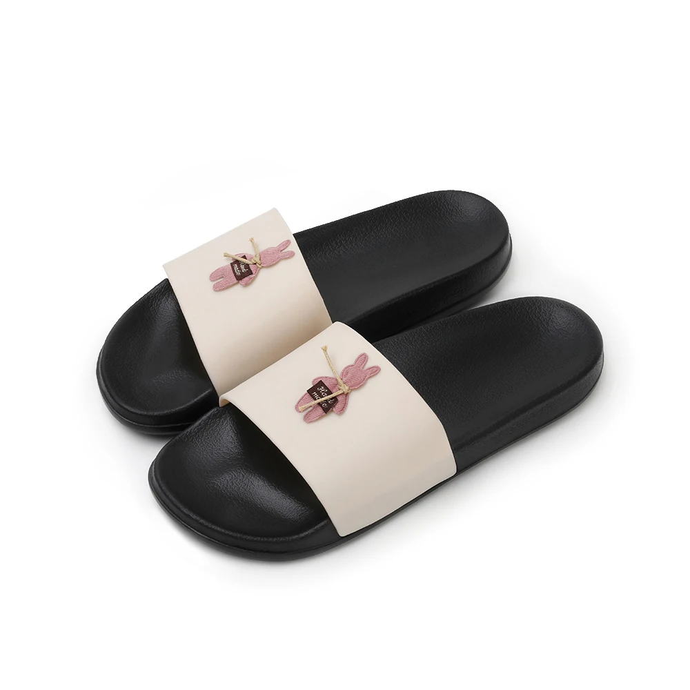 POSEE женские летние тапки с милым медведем Мягкие Шлепанцы домашние уличные