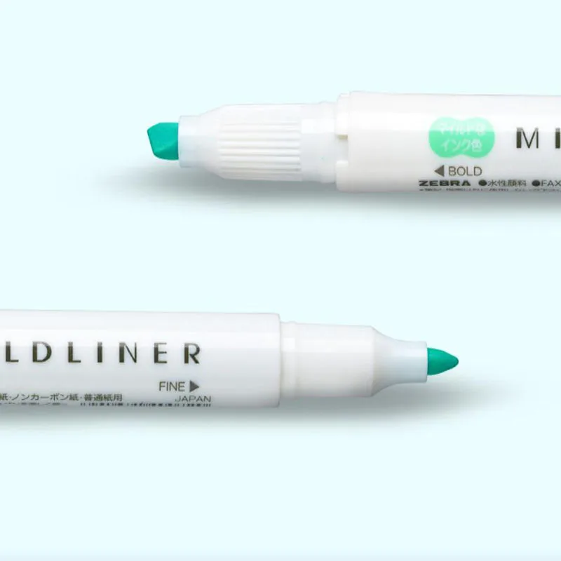 15 цветов/3 набора Зебра WKT7 Mildliner мягкий цвет двухсторонний маркер, фломастер круглый носок/впитываемый офис и школа поставка