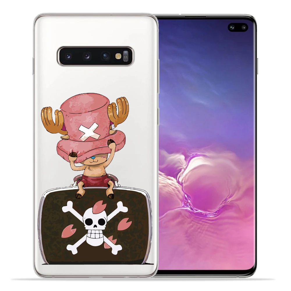 Одна деталь для крышки samsung Galaxy S9 S10 S8 плюс S7 S6 край чехол японского аниме коллаж Луффи Coque основа чехол для телефона - Цвет: 01