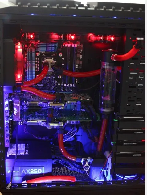 KOOLASON SC600 110 мм 140 мм 190 мм DC12V компьютер с водяным охлаждением охладитель акриловый цилиндрический прозрачный аквариум насос коробка 3PIN