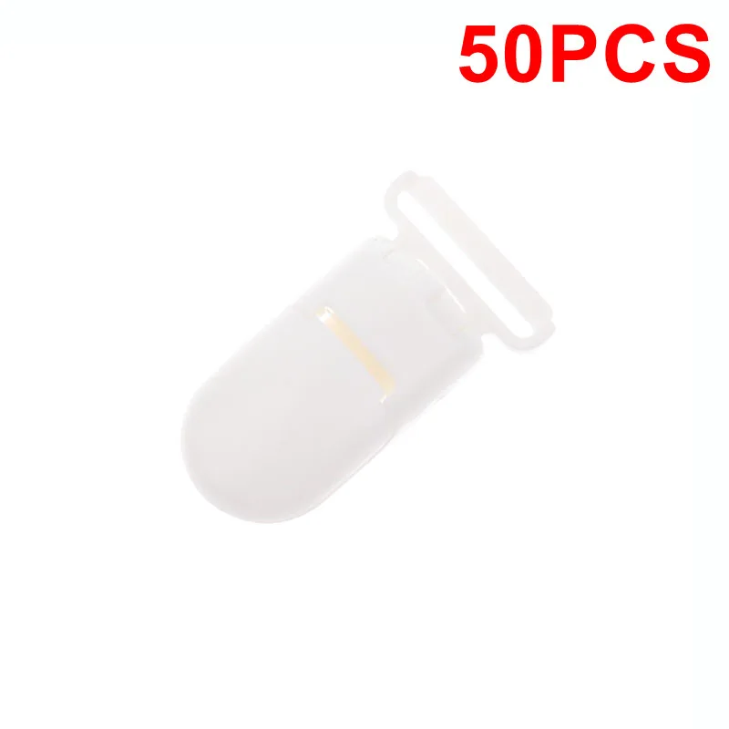 B3 White Fkisbox 50 шт. пластиковые детские соски, зажимы для младенцев, пустышка, держатель для соски, аксессуары для новорожденных, Прорезыватель для зубов, украшения Прорезыватель для зубов - Цвет: B3 White