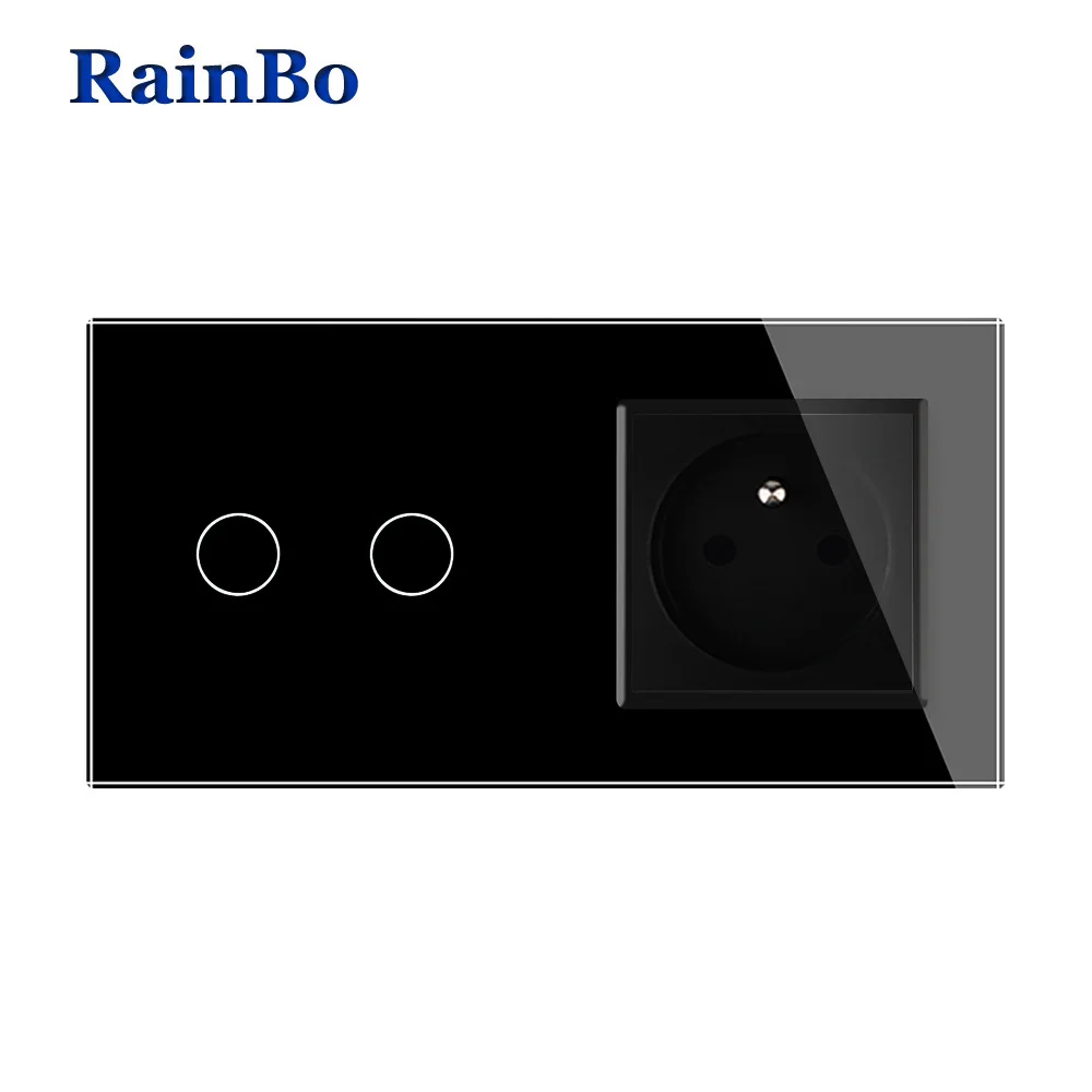 RainBo Luxury-управление сенсорным экраном-закаленное стекло-панель-настенный