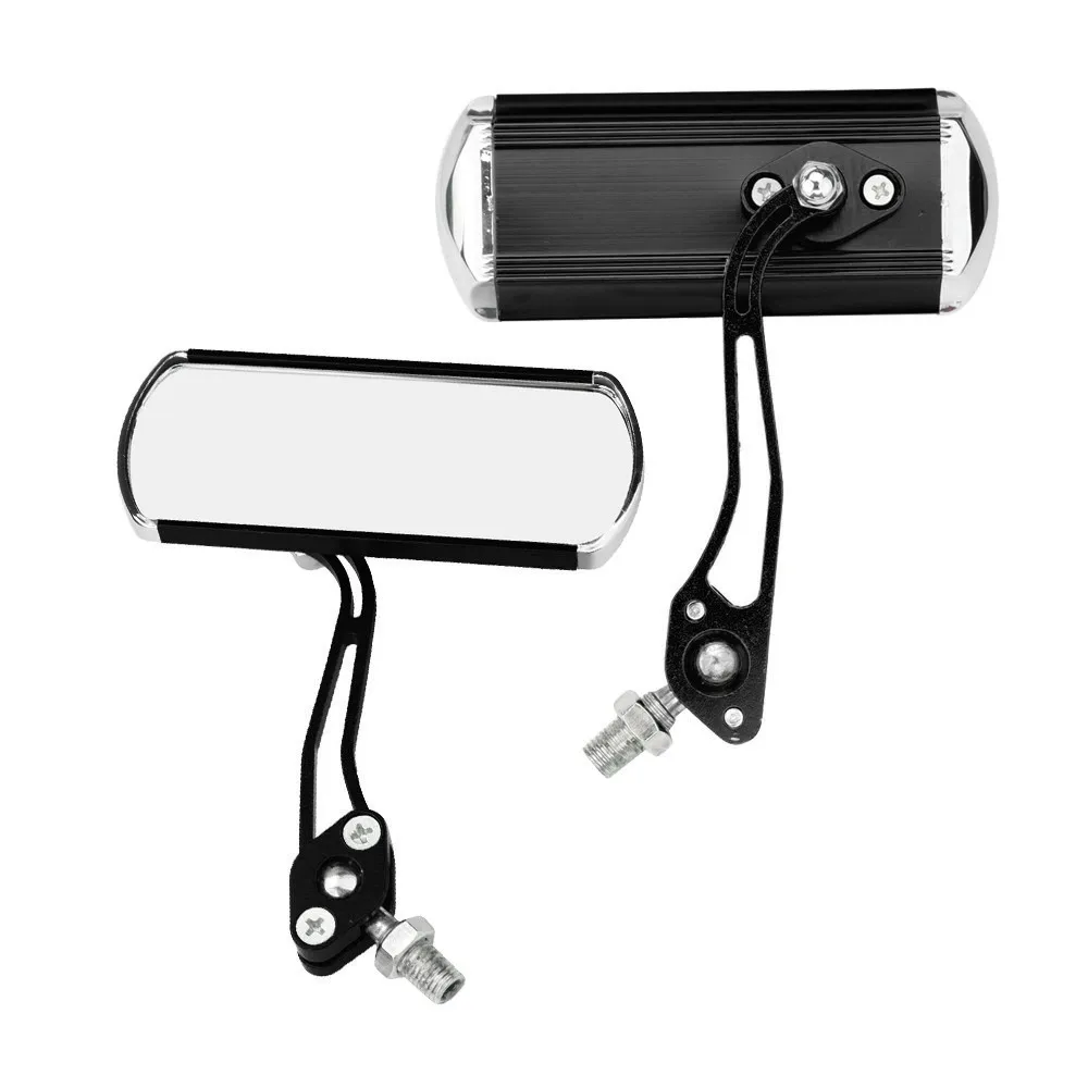 2x алюминиевое зеркало для велосипеда MTB велосипедный регулируемый руль заднего