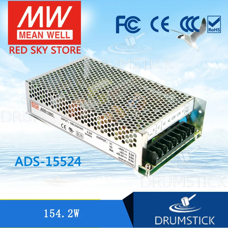 Meanwell ADS 15524 24V meanwell 155 154 2 W одиночный выход с 5 V 3A Converter конвертером|24v meanwell|mean well