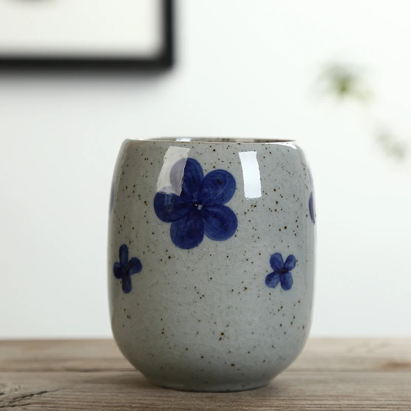 2 шт./лот винтажная керамическая фарфоровая чашка для чая в японском стиле ручная