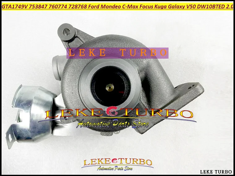 Turbo 760774 760774-0003 753847 753847-5002S для Ford Mondeo C-Max Kuga Galaxy Volvo C30 S40 V50 DW10BTED 2.0L TDCI 2 0 T | Автомобили