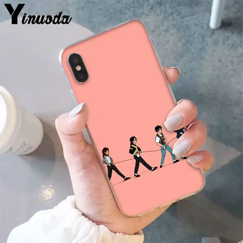 Yinuoda Майкл Джексон мягкий чехол для телефона iPhone 8 7 6 6S Plus X XSMAX 5 5S SE XR 10 Fundas Capa 11 11pro 11promax