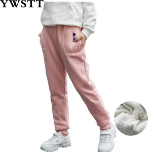 Бархатные штаны для мальчиков и девочек; спортивные штаны для девочек; Новинка зимы 2018 года; брюки hicken для девочек; теплые меховые модные обтягивающие мягкие спортивные школьные брюки