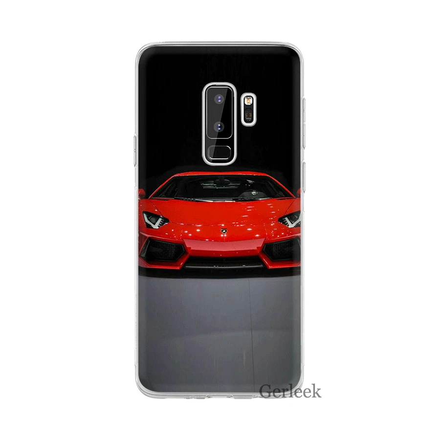 Спортивный автомобильный чехол Desxz Lamborghini для Samsung Galaxy S3 S4 S5 S6 S7 Edge S8 S9 S10 Plus S10e |
