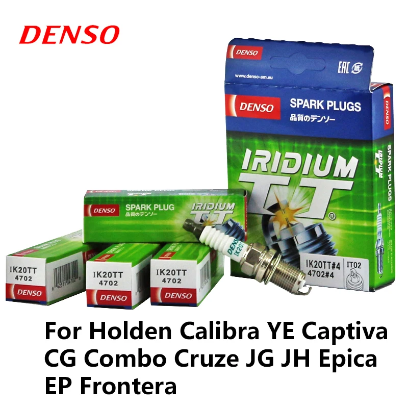 4 шт./компл. автомобильная свеча зажигания DENSO для Холден калибра YE Captiva CG Combo Cruze JG JH