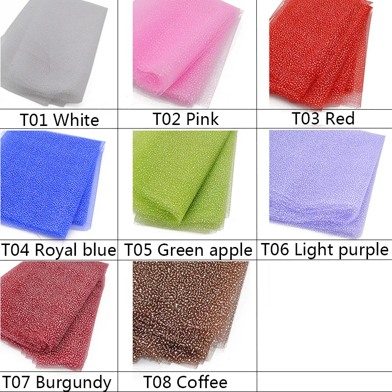 5 ярдов 50 см блестящая Снежинка блесток Тюль в рулонах для свадьбы украшение