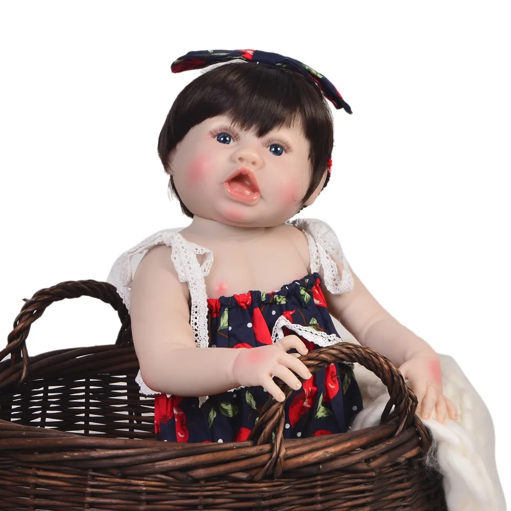 Бренд DOLLMAI силиконовые куклы-реборны реальная детская кукла-Реборн игрушки для