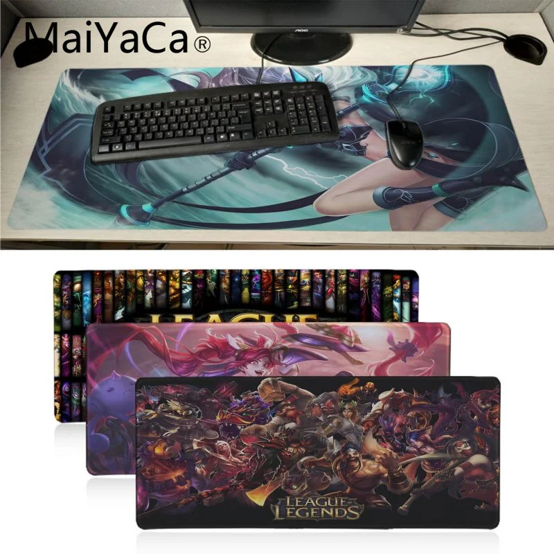 MaiYaCa в запасной Лиге Легенд LOL коврик для мыши геймер игровые коврики большой