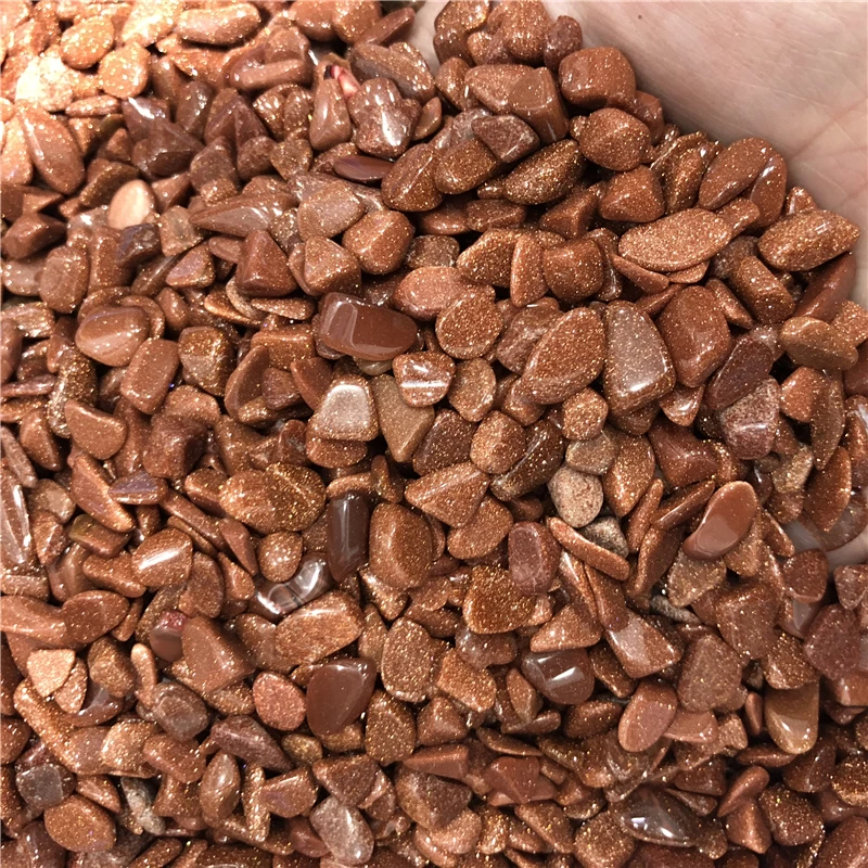 

DHX SW 100 г высокое качество красный золотой песок лечебный натуральный хрустальный камень Гравий упавший камень DIY Декор