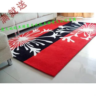 

Polyacrylonitrile fiber carpet brief fashion red carpet mats living room coffee table mats carpet