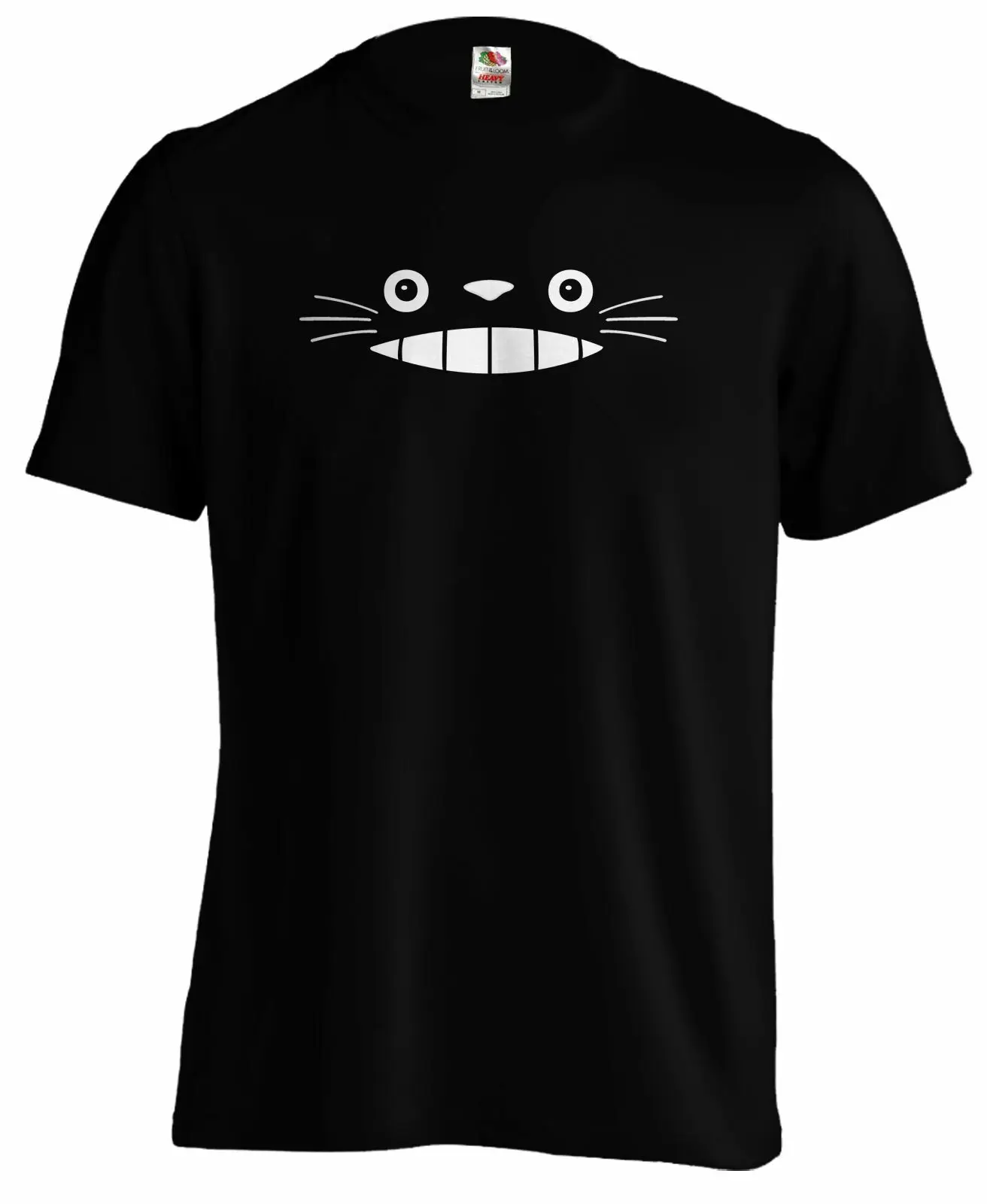 Totoro Face/футболка с аниме Мой сосед Миядзаки удобная футболка Повседневная